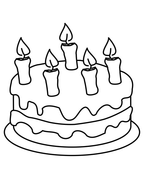 Birthday Cake Drawing | Free download on ClipArtMag