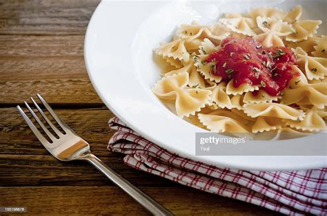 Butterfly Pasta High-Res Stock Photo - Getty Images