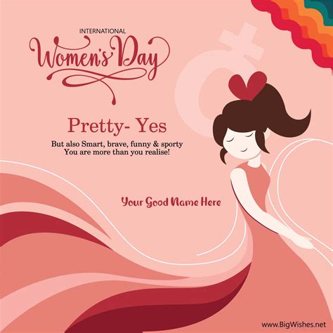 Women's Day 2024 Images with Name Edit