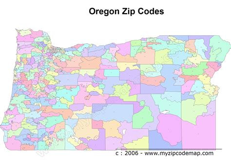 Oregon Zip Code Map Or Zip Code Map | Hot Sex Picture