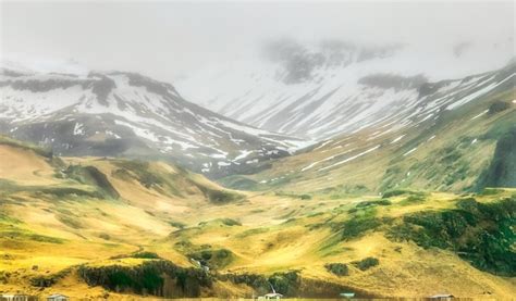 Premium Photo | The scenery in iceland it had the snowy mountain and the landscape filled with ...