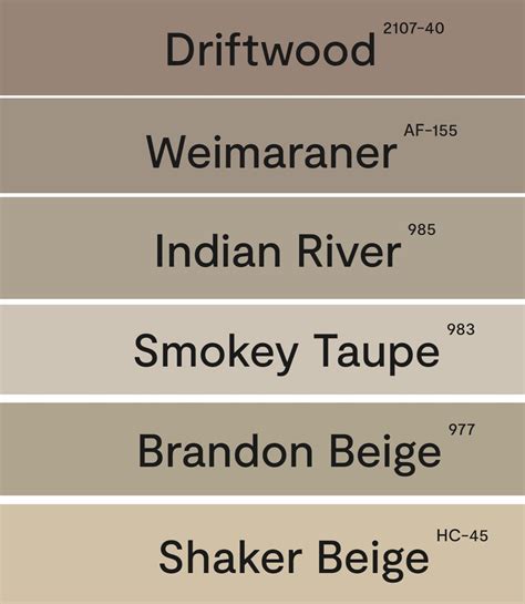 Top Benjamin Moore Taupe Colors - Infoupdate.org