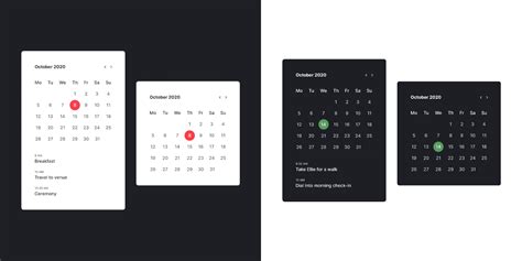 Calendar Widget – Free Figma Resources, Tools and Templates