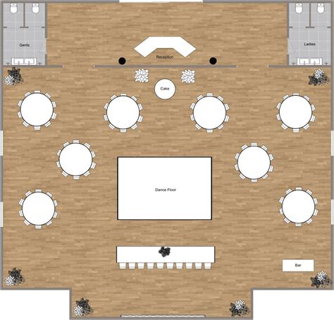 Rectangle Table Layout For Wedding Reception | Brokeasshome.com