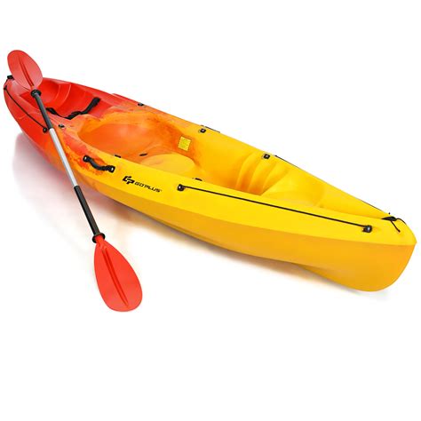 Buy Costway Single Sit-on-Top Kayak 0ne Person Kayak Boat W Detachable ...