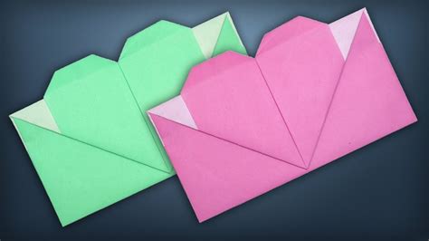 Heart Envelope Making - DIY Paper Envelope With Heart [Origami Tutorial] For Valentines Day