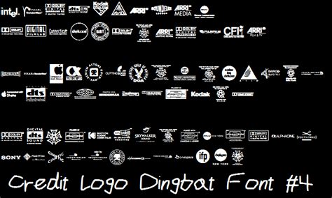 Credit Logo Dingbat Font #4 by LogomaxProductions on DeviantArt