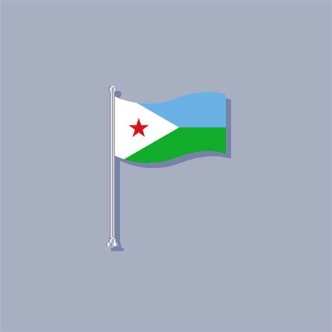 Illustration of Djibouti flag Template 11021892 Vector Art at Vecteezy