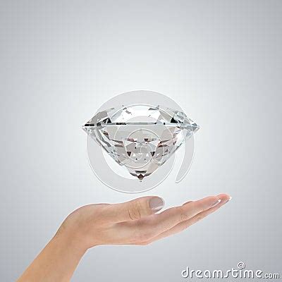 Diamond In Hands Stock Photos - Image: 27389953