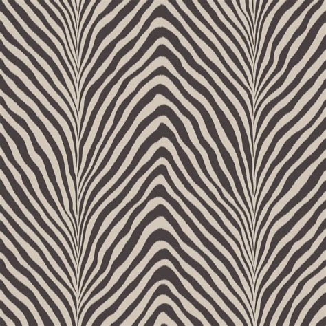 Zebra Espresso Wallpaper | Warner House