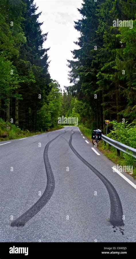 Skid Marks Road High Resolution Stock Photography and Images - Alamy