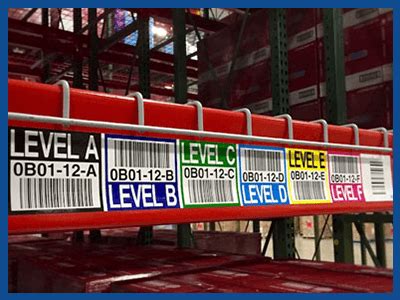 Warehouse Rack and Bin Location Labels | ID Label Inc.