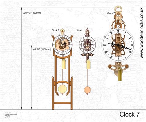 Free Printable Wooden Clock Plans