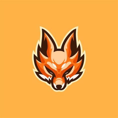 Cool fox with sharp eyes mascot logo design 6428710 Vector Art at Vecteezy