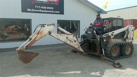 BOBCAT 811 SKID STEER BACKHOE ATTACHMENT For Sale - YouTube