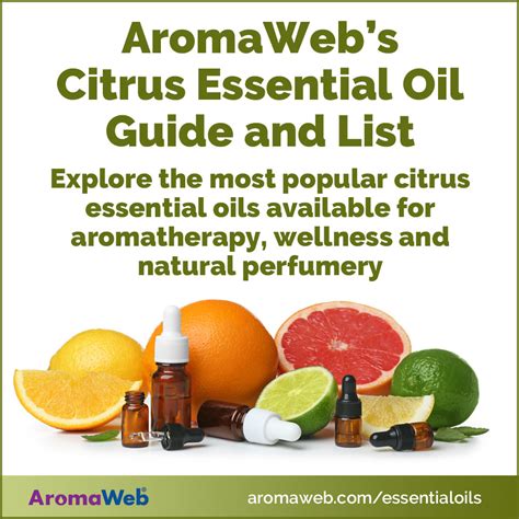 Citrus Essential Oils Guide | AromaWeb