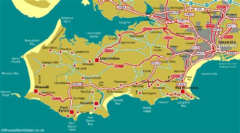 Gower Peninsula Map | Gadgets 2018