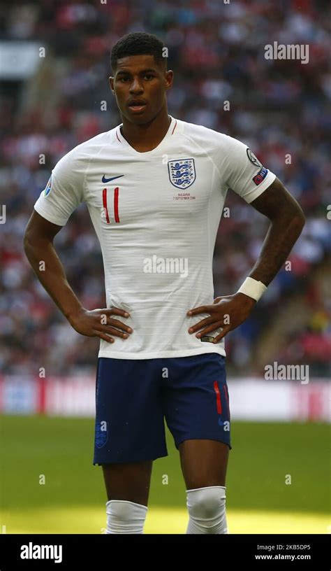 Marcus Rashford of England during UEFA Euro 2020 Qualifier between ...