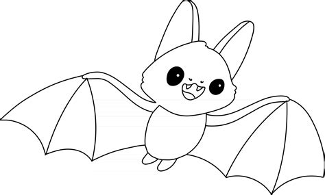 Bat Animal Coloring Page