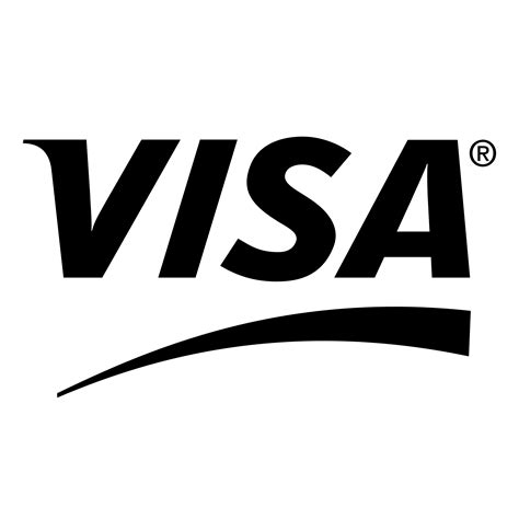 White Visa Logo - LogoDix