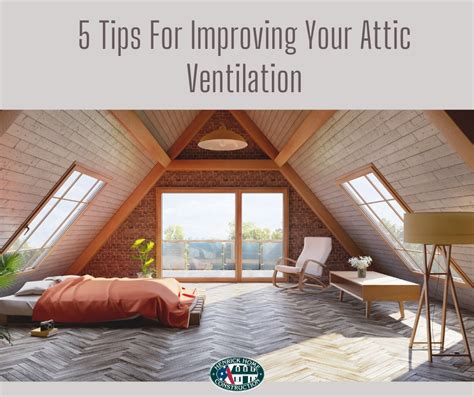 5 TIPS FOR IMPROVING YOUR ATTIC VENTILATION