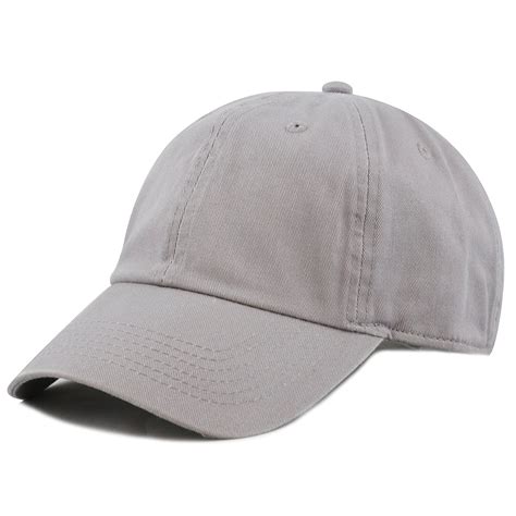 Plain 100% Cotton Hat Men Women Adjustable Baseball Cap - Walmart.com