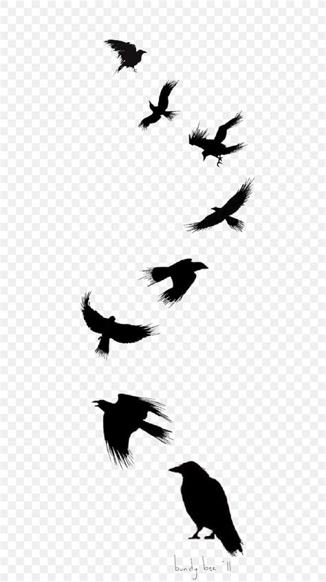 Common Raven Bird Tattoo Drawing Flight, PNG, 564x1462px, Common Raven ...