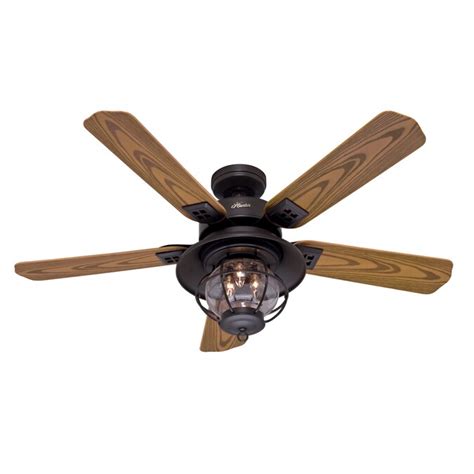 Ceiling Fan Hunter / Hunter Viente Indoor Flushmount Ceiling Fan - Roman Bronze ... / It can ...