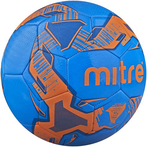 Mitre Relay Soccer Ball, Size 5, Blue, Cyan and Orange - Walmart.com - Walmart.com