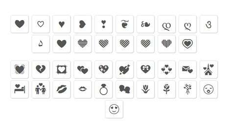 heart symbols | Cute text symbols, Love symbols, Cool symbols