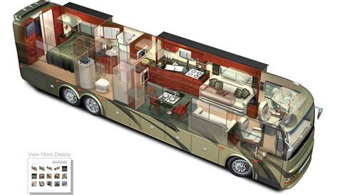 3D RV Motorhome Cutaway © ACME-3D.com