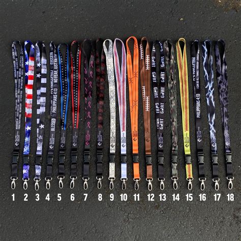 Lanyards for Keys or Id's 18 Designs - Etsy