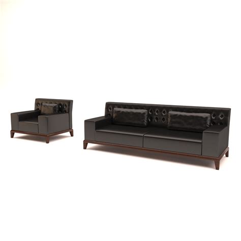 Sofa Set 02 3D Model $1 - .max - Free3D