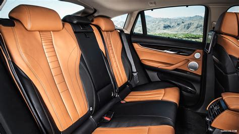 2015 BMW X6 Pure Extravagance Cognac - Interior Rear Seats | HD Wallpaper #44 | 1920x1080