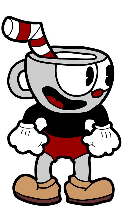 Cuphead character PNG 4k - The source of your creativity