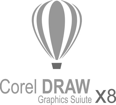 Corel DRAW X8 Logo Black and White – Brands Logos