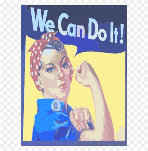 Medium Image Rosie The Riveter, Poster, Advertisement, Flyer HD PNG Download - FlyClipart