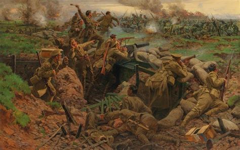 "The Second Battle of Ypres," Canadian soldiers under Lt. Hugh Niven ...