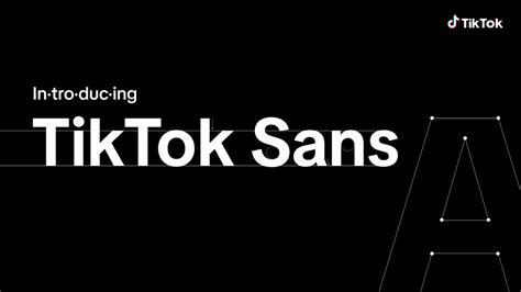 Introducing TikTok Sans: TikTok's new bespoke typeface | TikTok Newsroom