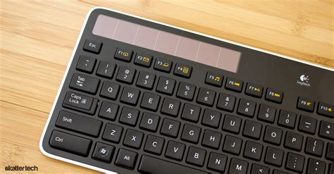 Logitech Solar Wireless Keyboard K750 (Review) | Skatter