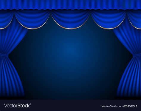 Background curtain stage Royalty Free Vector Image