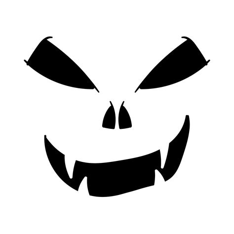 Scary Pumpkin Carving Printables