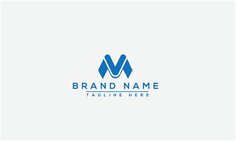 MV Logo Design Template Vector Graphic Branding Element. 10485440 ...