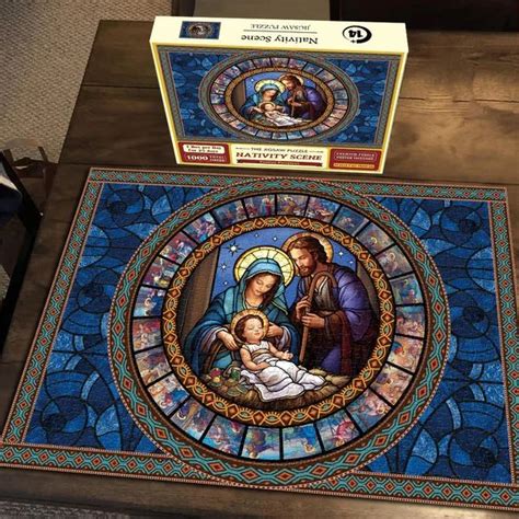 Nativity Scene Jigsaw Puzzle 1000 Pieces