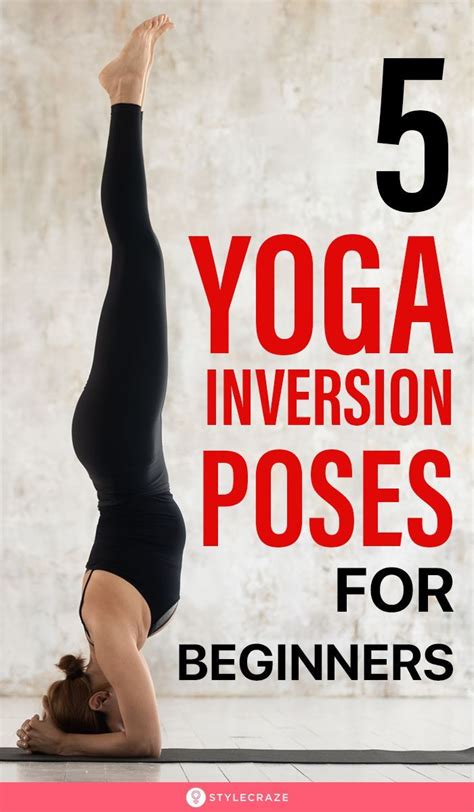 Top 5 Yoga Inversion Poses For Beginners | Yoga inversions, Cool yoga ...