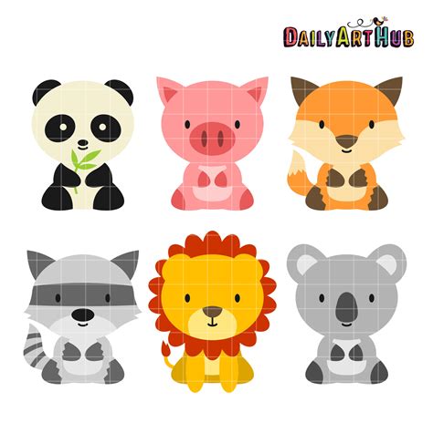 Baby Animals Clip Art Set – Daily Art Hub – Free Clip Art Everyday