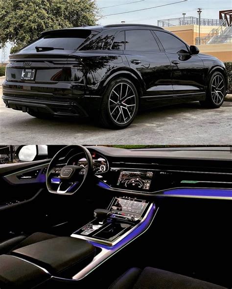 2019 Audi Q8 Black/Black LED Interior | Sports cars luxury, Luxury cars audi, Dream cars