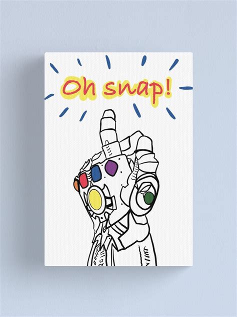 "Thanos snap Avengers" Canvas Print for Sale by bookishandgeeky | Redbubble