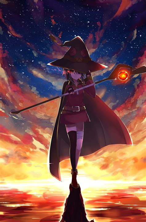 Female mage anime character illustration, anime, anime girls, witch ...