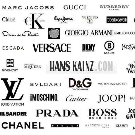 List of Fashion Companies | Clothing brand logos, Fashion logo, Fashion ...